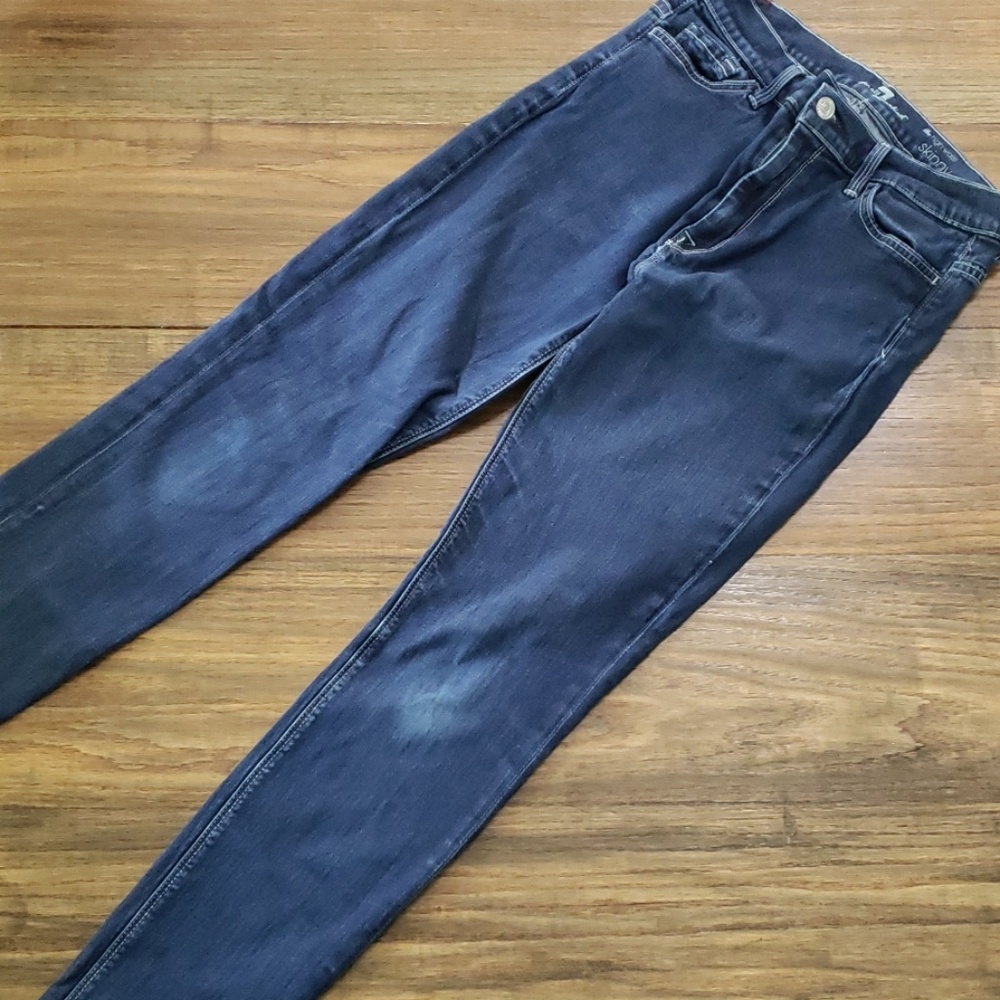 7 for All Mankind High-Waisted Skinny Jeans